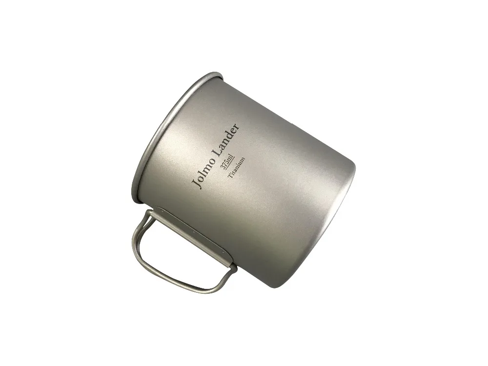 Jolmo Lander Titanium Double Wall Cup Outdoor Titanium Mug  375ml