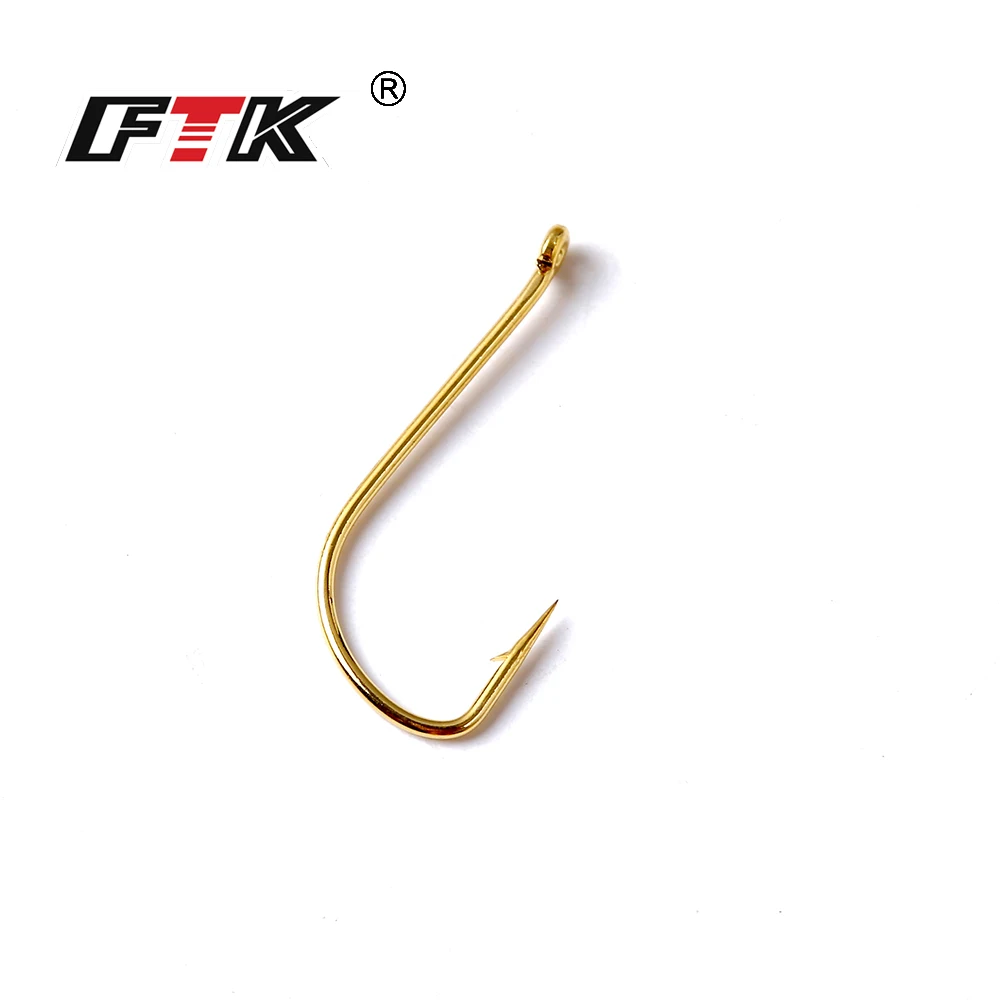 FTK Barbed fishhook 10PCS/LOT Size7#-Size15# Fishing  From Japan Hooks Jig Carp Feeder Anzol Fishhook Fishing Tackle SODE