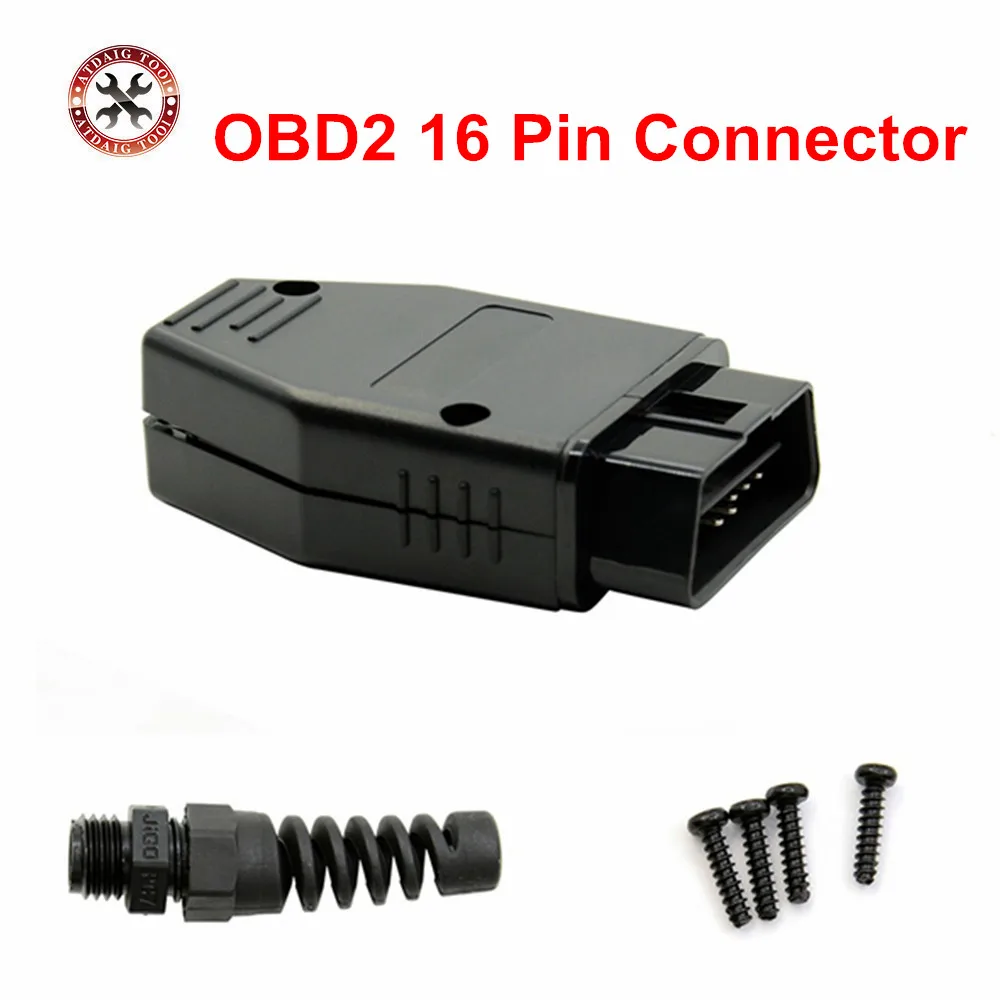 2021 Newst OBD Male Plug OBD2 16Pin Connector OBDII Adaptor OBDII Connector J1962 OBD2 Connector in stock Free Shipping