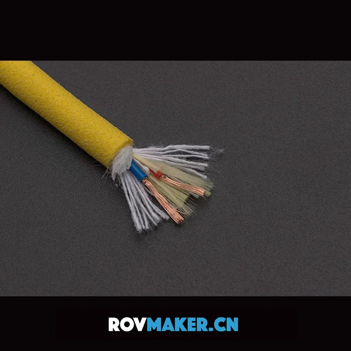 ROVMAKER 1Meter nol tali apung, suku cadang tahan tekanan 0.2-100 m kabel 2x200 20AWG untuk Model Robot jarak jauh RC