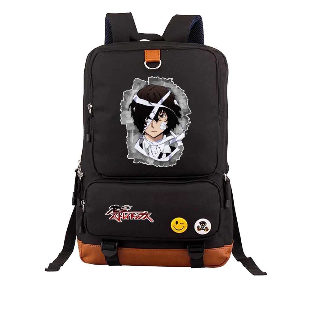 

2020 High Quality anime Bungou Stray Dogs Backpack student book bag School Bags Mochila Feminina Teenagers Backpack Rucksack