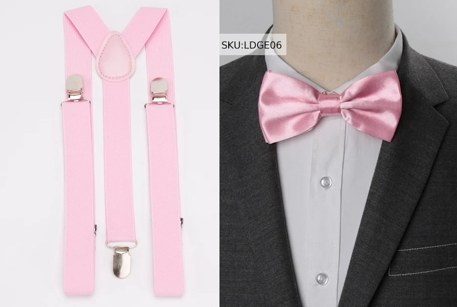 Hosenträger Fliege Set Männer Mode Suspensorio für Mann Junge Frauen Bowtie Hosenträger Hosen Tirantes Hochzeit Freizeit Hemd Bleibt – Detail 7