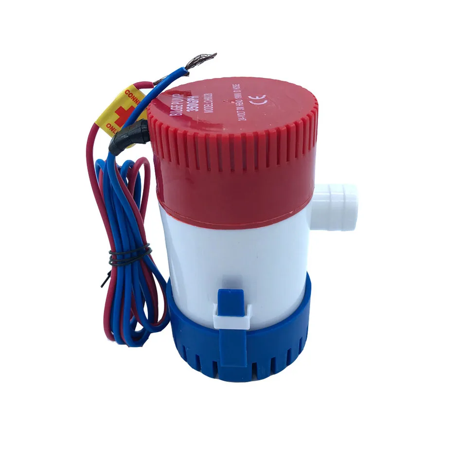 Bilge Submersible Water Pump 12V 24V 350GPH Micro Marine Boat Seaplane Motor Homes Houseboat Aquario Filter Accessories