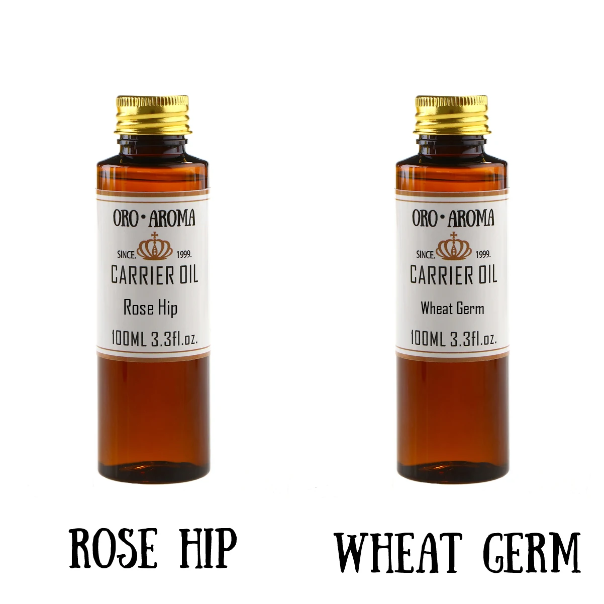 

oroaroma natural rose hip wheat germ essential oil natural aromatherapy high-capacity skin body care 100ml*2