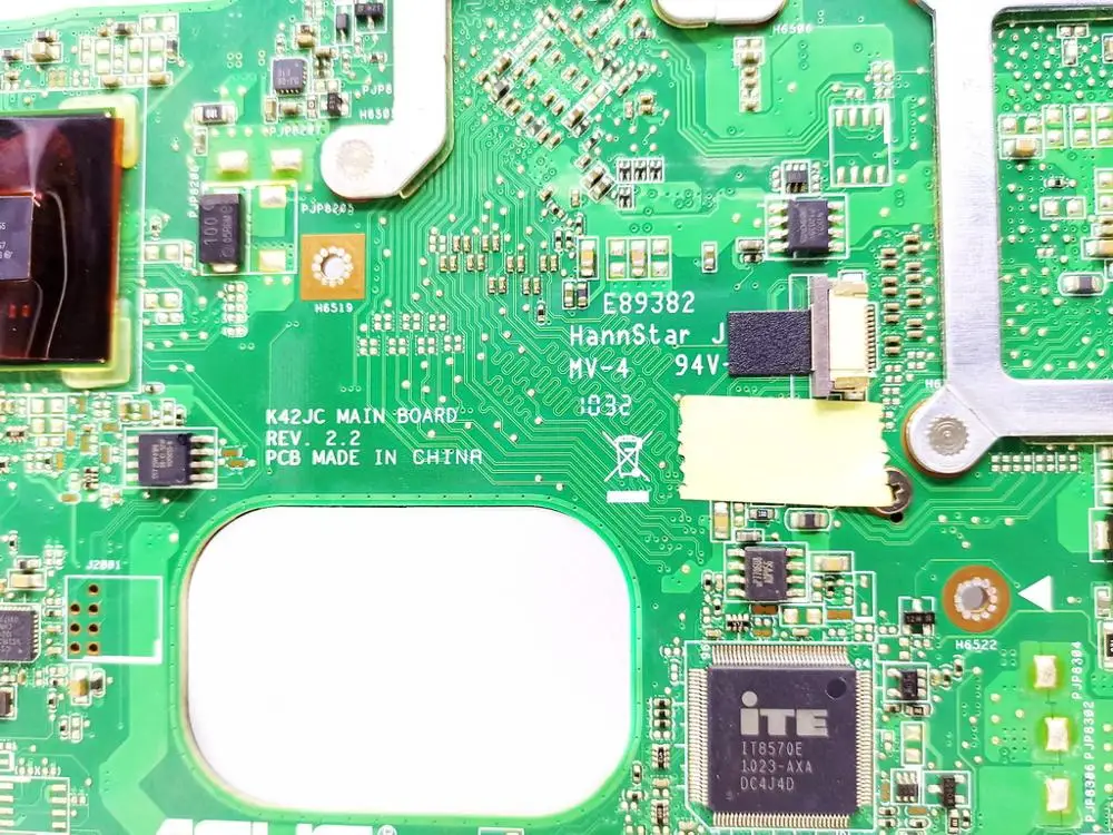 Original for ASUS K42JC  laptop motherboard with  GT310M 1GB  gpu HM55   REV 2.2  tested good free shipping