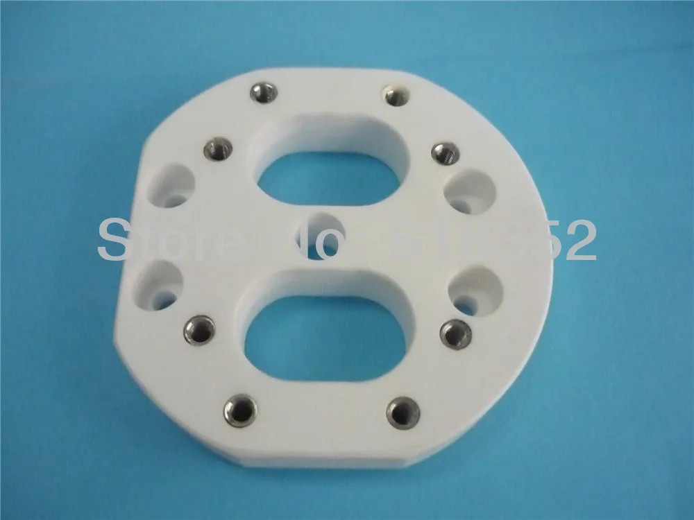 X056C968G51 Mitsubishi M310 Ceramic Insulation Board, Isolation Plate Lower Dia.117mmx 20mm for EDM Wire Cutting Machine Parts