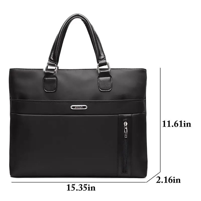 2019 New Fashion Simple Men Zipper Briefcase Business Men Briefcase Bag Nylon Laptop Bag Casual Man Bag Handbags