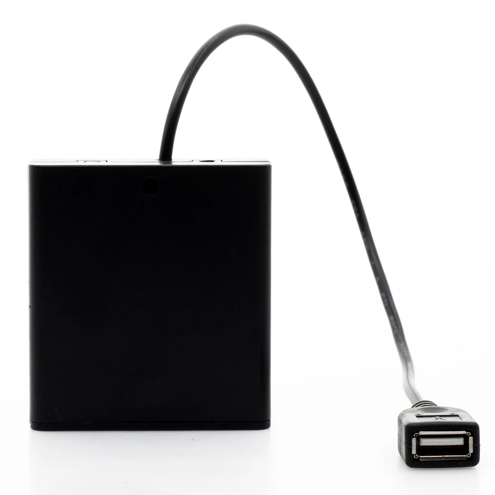 USB Battery Box, Portable Power Supply for DC 5V LED Strip lights 5050 3528