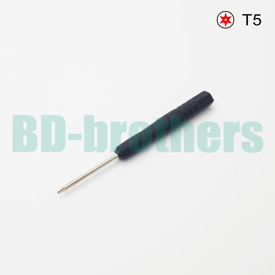 T5 Screwdriver 83mm Black Hex Torx  Screw Drivers Open Tool for Hard Disk Circuit Board Phone Opening Repair 1000pcs/lot