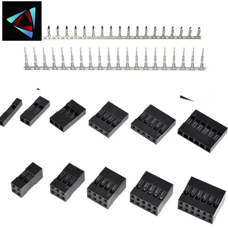 780Pcs/Box 40Pin 2.54mm Pitch Single Row Headers Housing Male/Female Pin Connector Potentiometer Ic Socket Kit