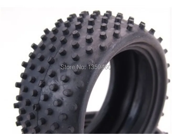 4pcs 1/10 Buggy Tires Tyre(Off-Road) with insert fits for 1:10 4WD Buggy Car 1/10 Tire