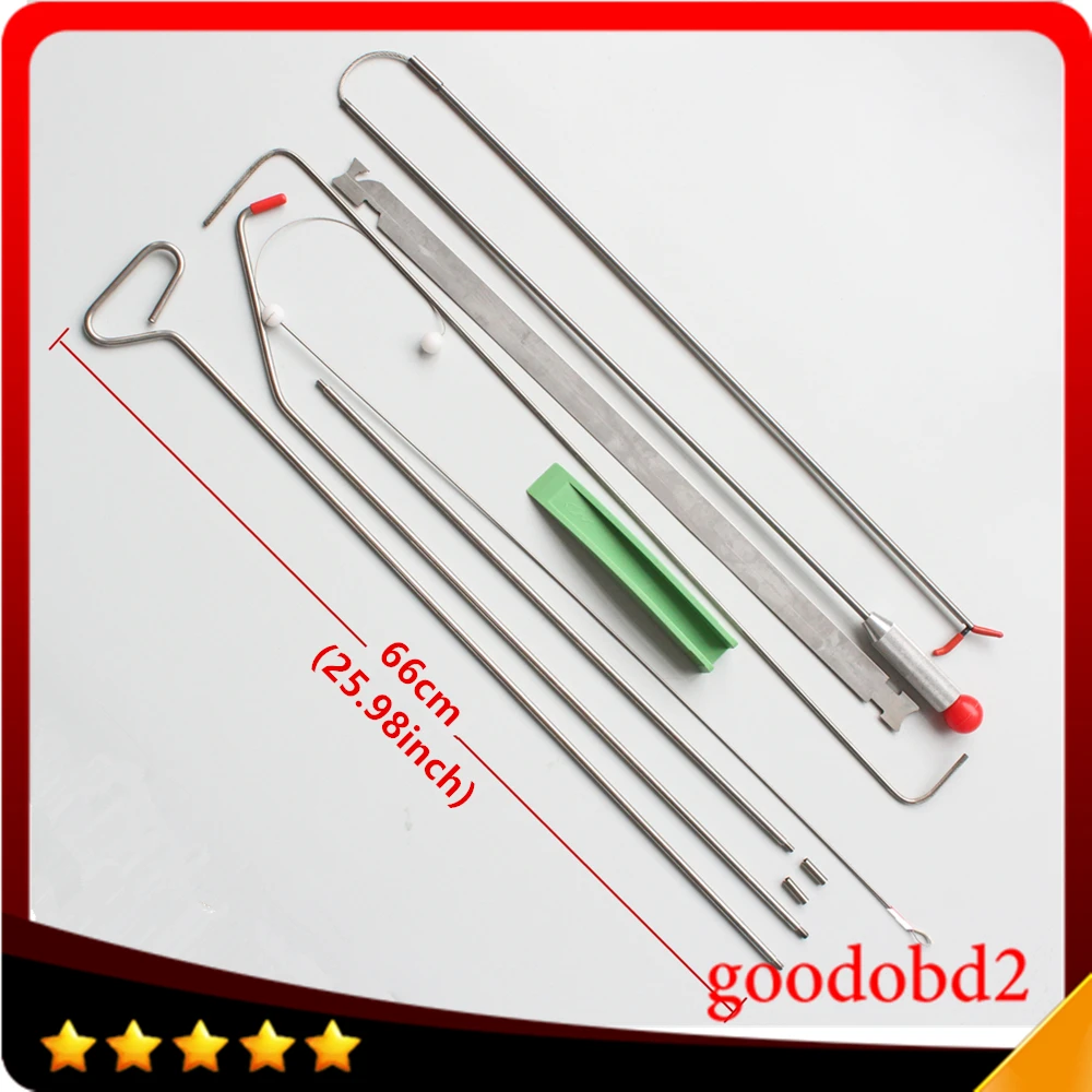 Dent Hooks Crowbar Tool Push Rods Spring Steel Rods Tools Car Paintless Dent Repair Tools Hand Tool Kits Hardware Ferramentas