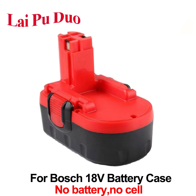 For Bosch 18V Ni-CD Ni-MH Battery Plastic Case (No battery cells) BAT026 BAT025 BAT160 BAT180 BAT181 BAT189 2 610 909 020