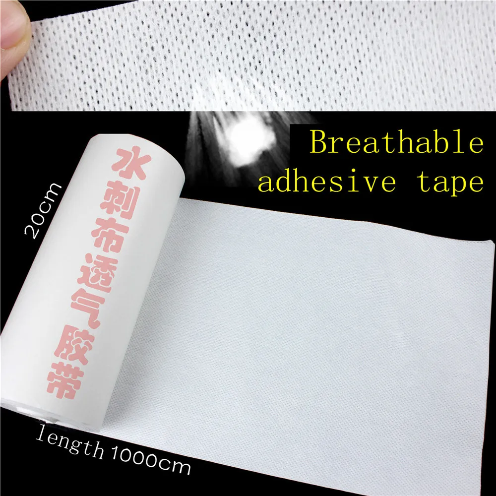 

Medical spunlace Nonwoven Tape Adhesive Plaster Breathable Patches Bandage First Aid Hypoallergenic Wound Dressing Fixation roll