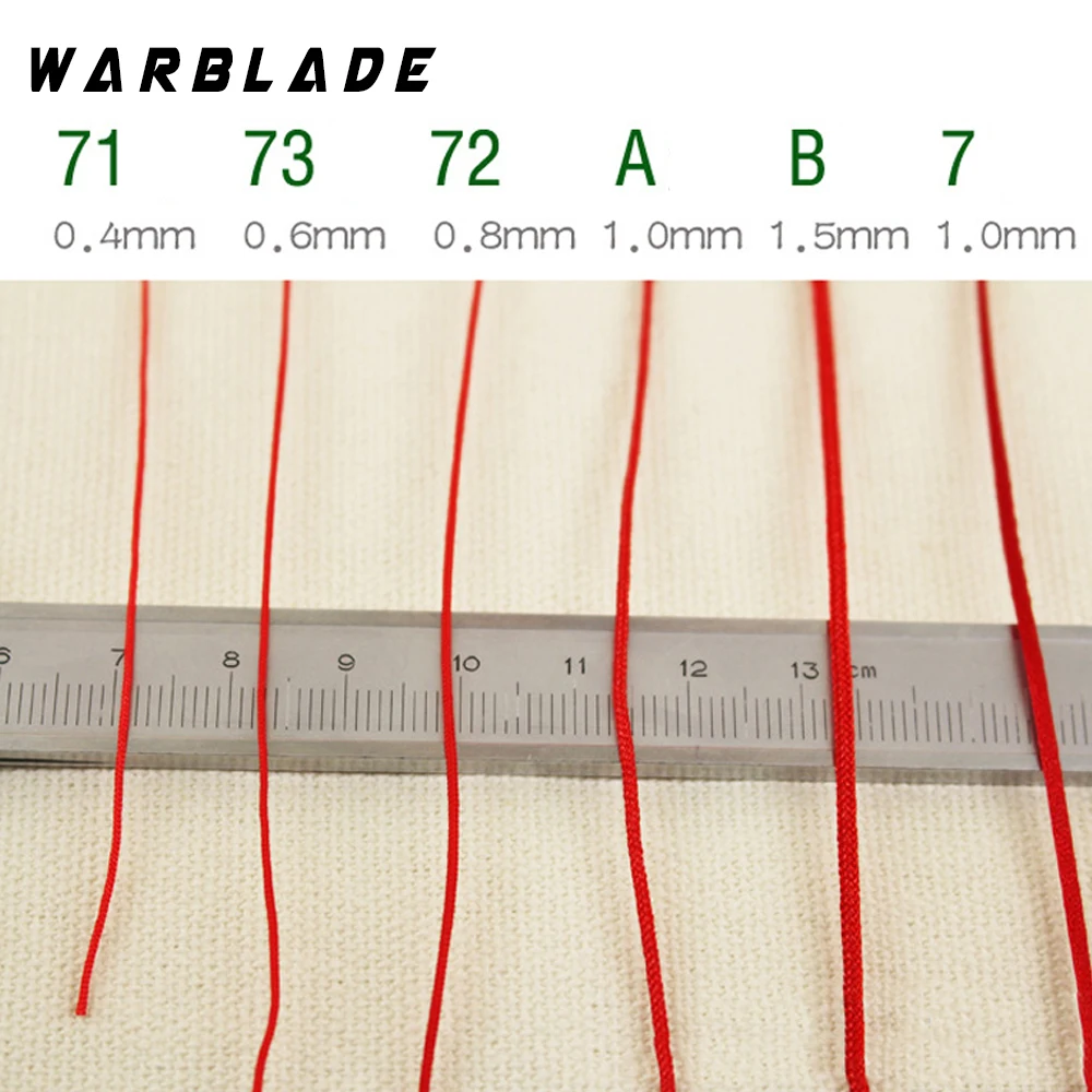 WarBLade Free Shipping 0.4mm Diamter Shinning Chinese Nylon Cord String Beading Thread Pick Color For Jewelry Making 250M