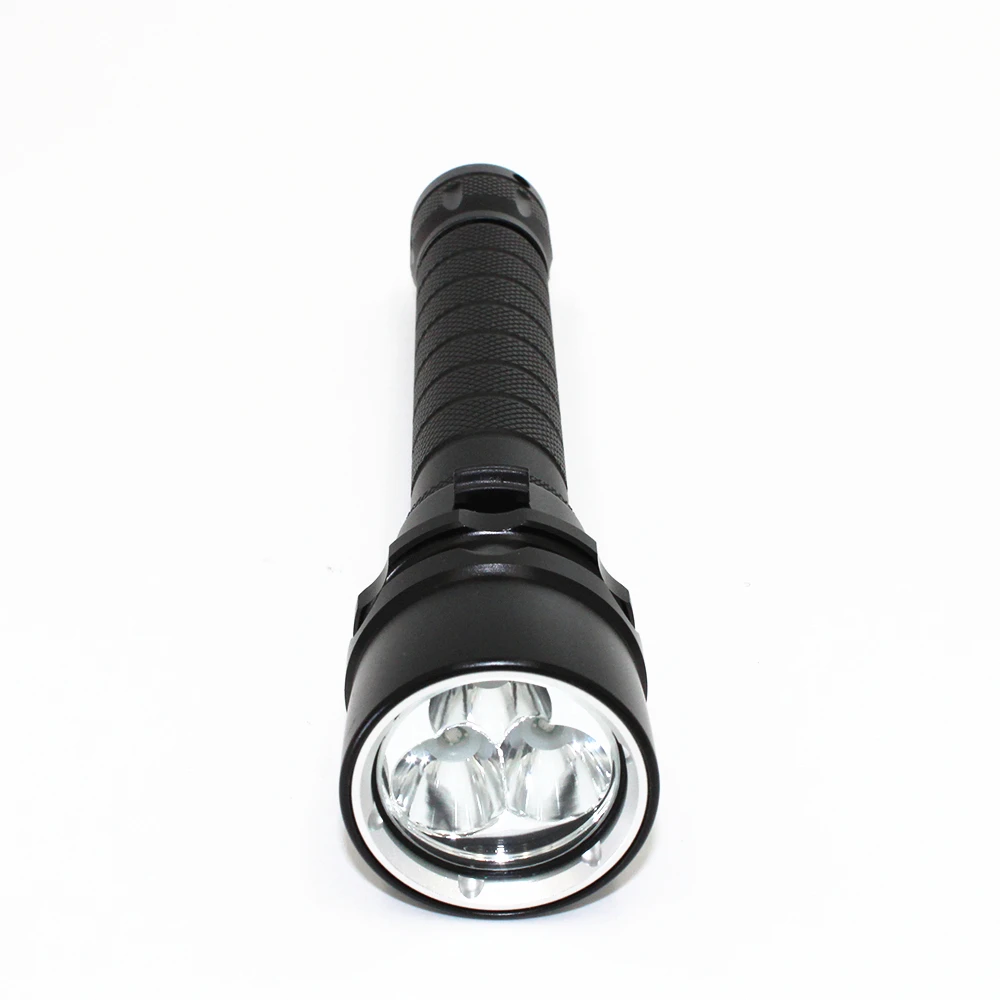 Aluminum 10W Ultraviolet Lantern 3000LM 395nm 3x Purple UV Light Underwater 100M Waterproof UV Diving Flashlight Torch