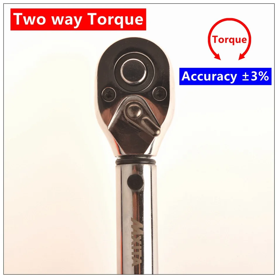 MXITA 1/2 20-210Nm High Accuracy 3% precision professional Adjustable Torque Wrench car Spanner Bicycle repair tools set