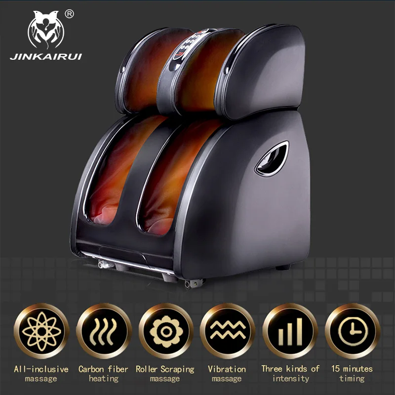 JinKaiRui Electric Vibrating Foot Massager Heating Knee Leg Calf Thigh Massage Device Air Pressure Massage Fatigue Relieve Care