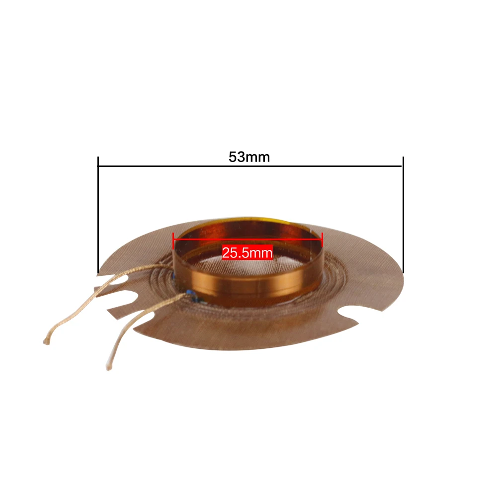 GHXAMP 25.5 Core البث ثلاثة أضعاف ملف صوتي حلقة إنذار 4.2-8OHM 20 واط KSV رئيس إصلاح ملف صوتي الأسلاك نفسها 2 قطعة