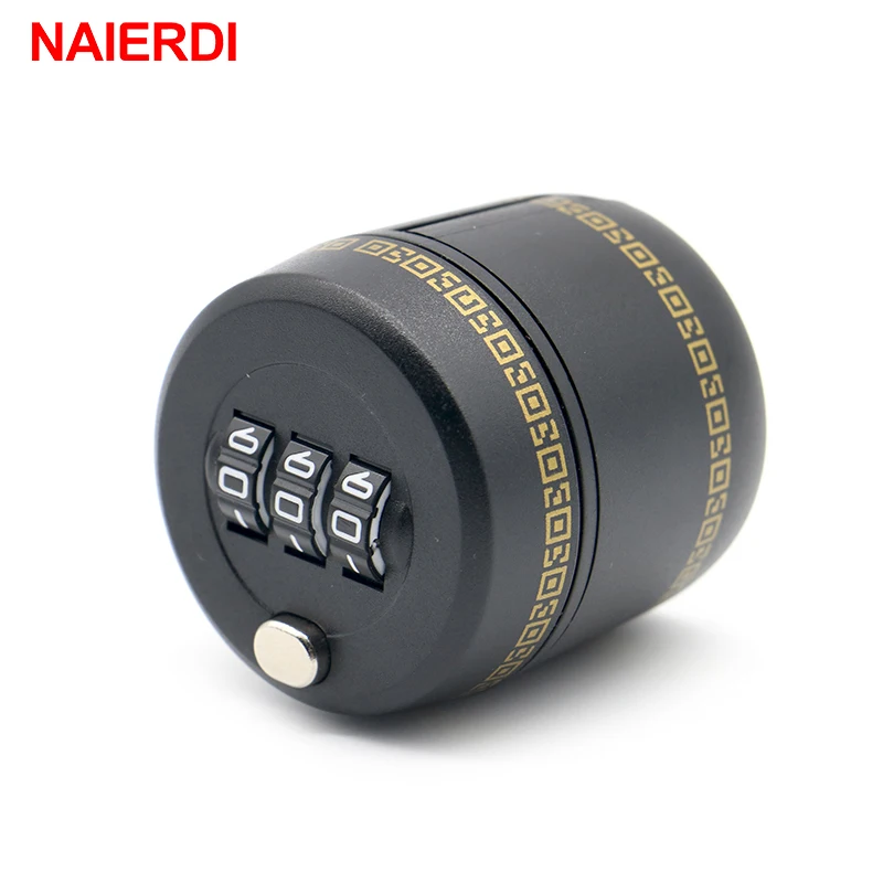 NAIERDI Password Lock Hasp Plastic Bottle Combination Lock Wine Stopper Vacuum Plug Device Preservation For Furniture Hardware