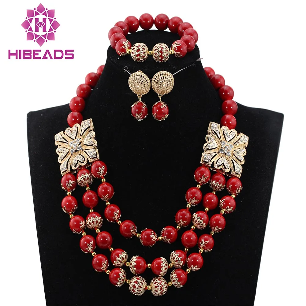 2017 Valentine Gift New Navy Green Bridal Beads Indian Jewelry Sets African Fashion Women Jewellery Set Free Shipping ABH315