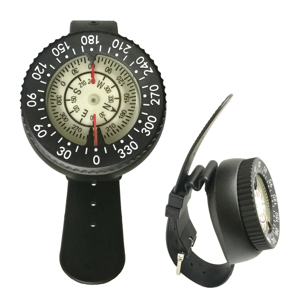 Scuba Diving Underwater Pointing Guide Navigation Wrist Compass Gauge Water Swimming Diving Compass