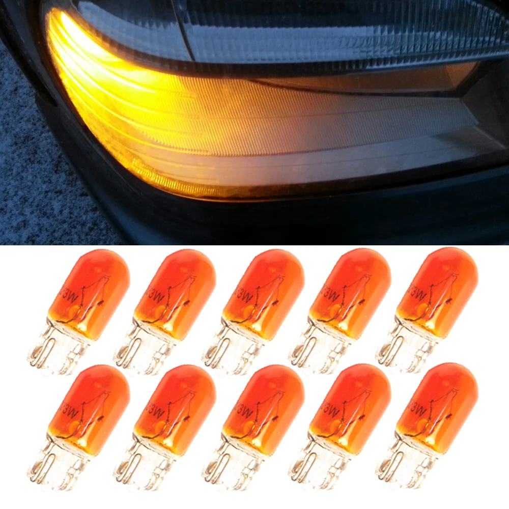 2 X 5 SMD LED T10 501 W5W WEDGE AMBER ORANGE INDICATOR REPEATER TURN BULBS