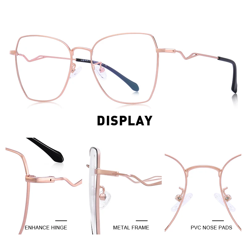 MERRYS DESIGN Women Fashion Trending Glasses Frame Ladies Myopia Prescription Optical Eyeglasses S2021