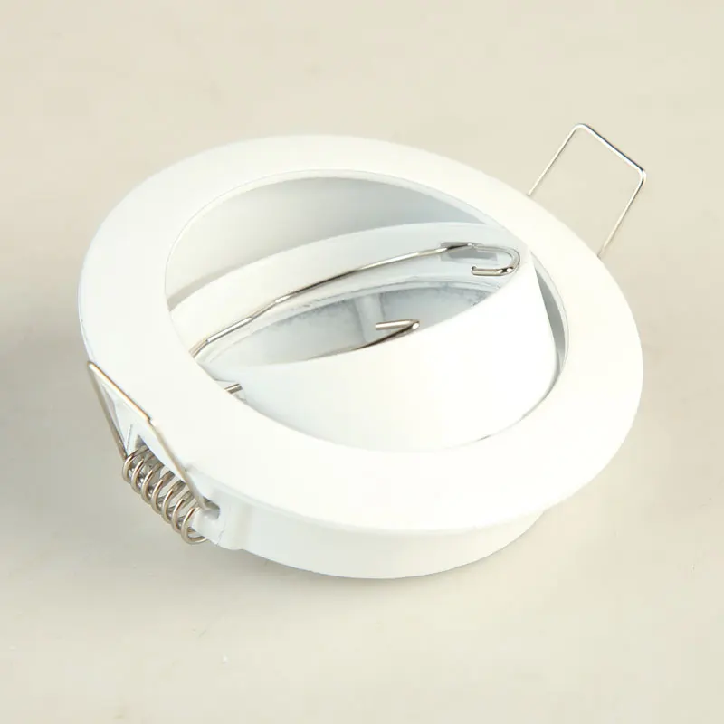 Dimmable LED Downlight 5W 7W 9W Adjustable Angle Spotlight GU10 Lamp Socket Replaceable Bulbs Recessed Down Lights Fixture