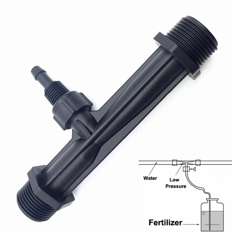 

NuoNuoWell 1/2'' 3/4" 1 inch Irrigation Venturi Tube/Ozone-Water Fertilizer Mixer Injector Agriculture Garden Supplies