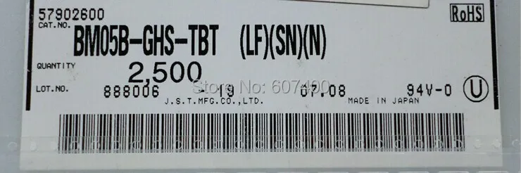 

BM05B-GHS-TBT CONN HEADER GH TOP 5POS 1.25MM Connectors 100% new original parts BM05B-GHS-TBT(LF)(SN)(N)