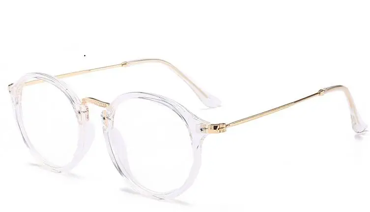 Transparent Retro Women Glasses Frame Fashion Men Eyeglasses Frame 2024 Round Clear Lens Glasses Optical Spectacle Frame