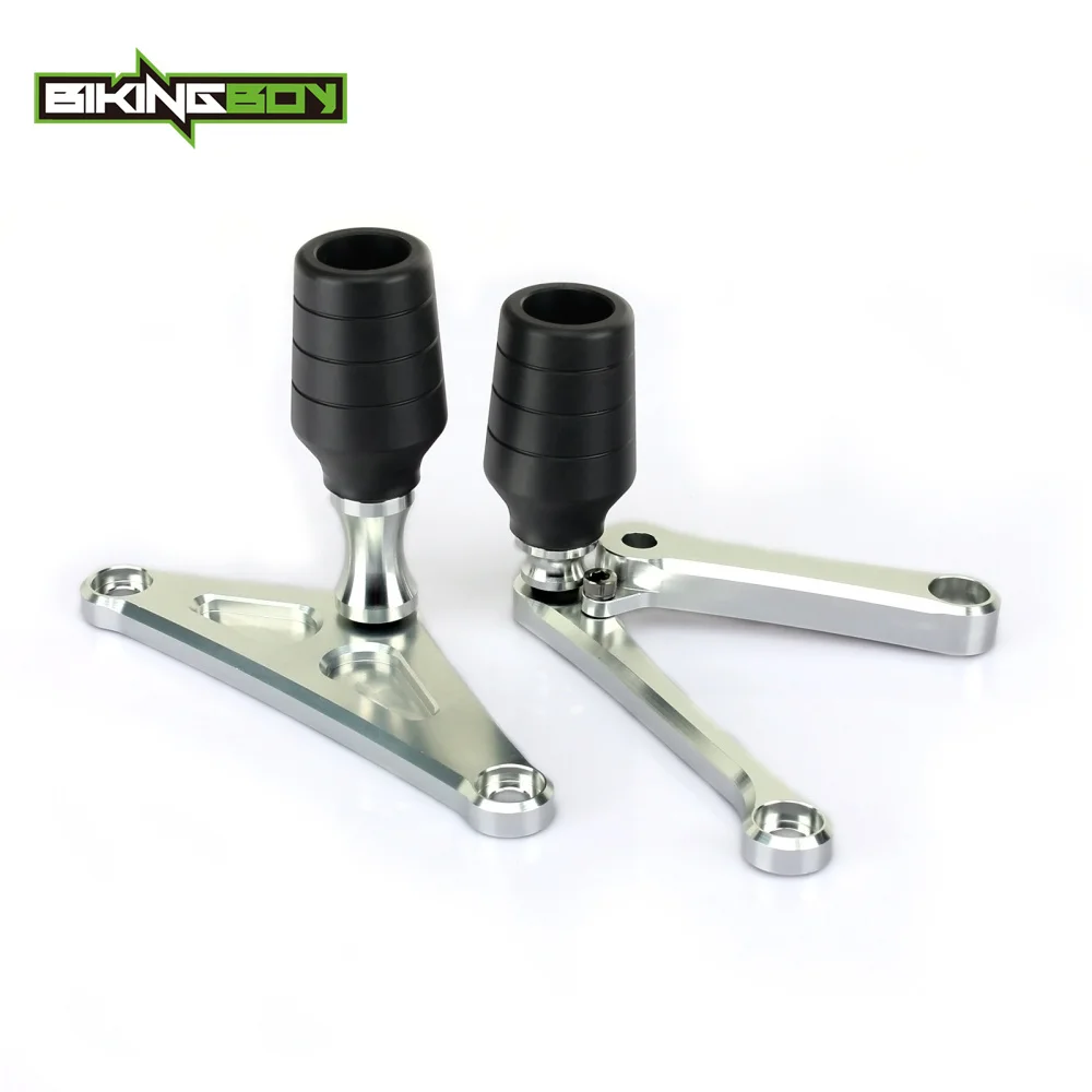 BIKINGBOY For Triumph Daytona 675 2013 2014 2015 2016 2017 2018 13 14 15 16 17 18 CNC Frame Sliders Crash Protector Pads