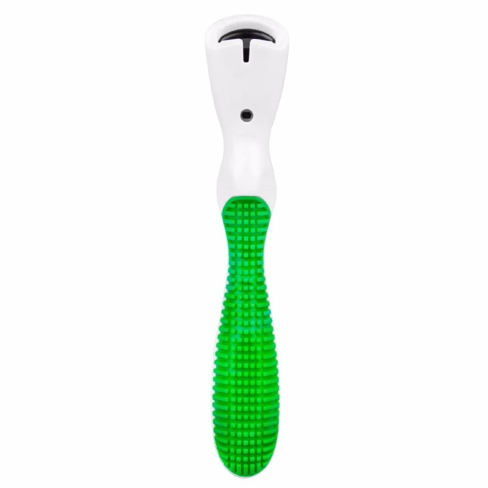 Qshave-afeitadora de Bikini para mujer, maquinilla de afeitar para mujer, verde Venuse, regalo de cumpleaños, San Valentín, 1 MANGO y 2 cuchillas X3