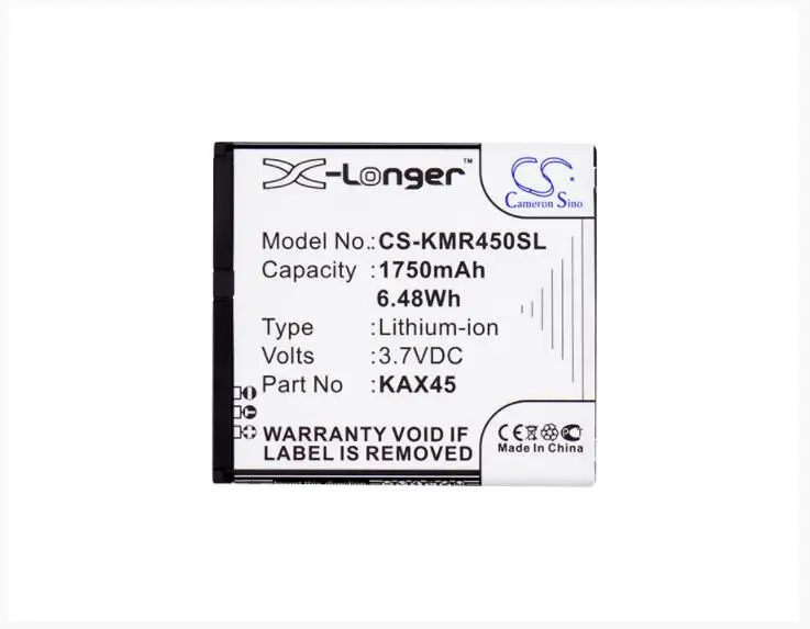 Cameron Sino 1750mAh battery for KAZAM TR4543049-01 Trooper X4.5 KAX45 KAX45-XJFA007879 Mobile, SmartPhone Battery