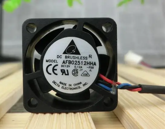 Fan 2.5cm 2510 double ball 12V cooling fan AFB02512HHA