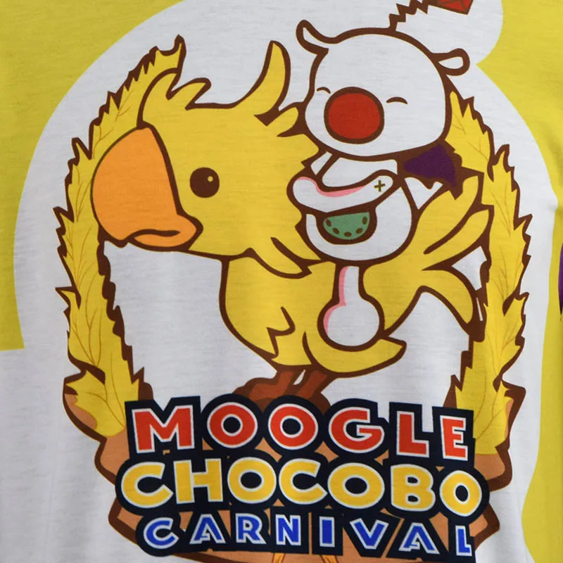 FF15 Moogle Chocobo T-shirt Final Fantasy XV Noctis Lucis Caelum t hemd Hut Kostüm Karneval Männer Kurzarm Shirt Cosplay t