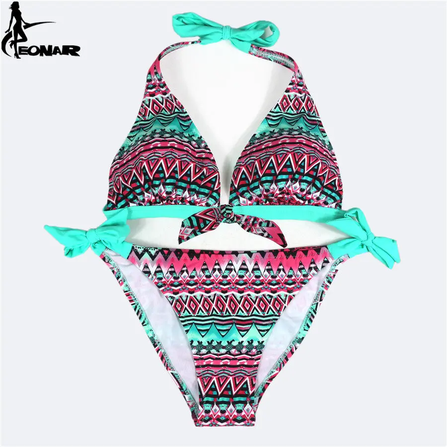 Women\'s Floral Print Swimsuit, Push Up Bikini Set, Brazilian Bathing Suits, Swimwear, Beach Wear