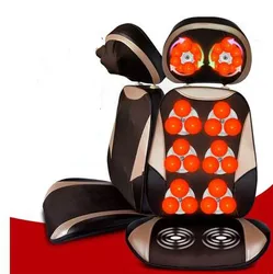 Heated shiatsu massage cushion Neck waist back hip electric massage pad Multifunctional home full body cushion chair