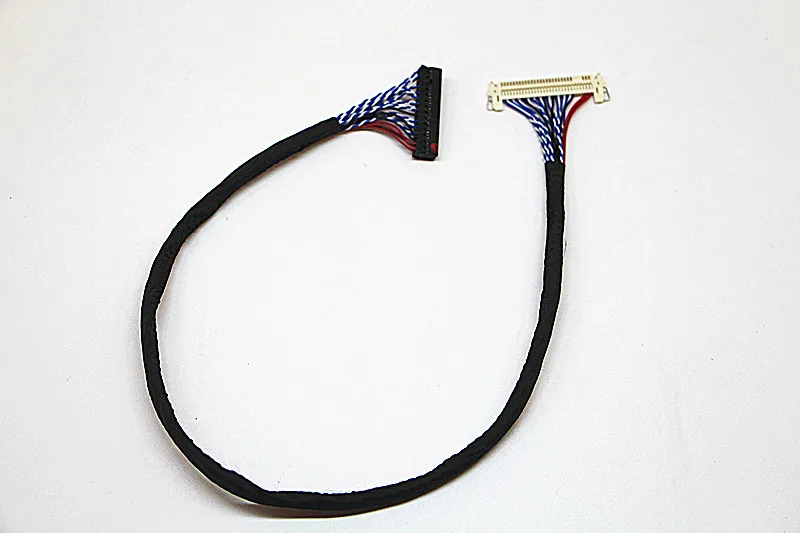 Linha geral do LCD com curvatura do cartão, cabo de LVDS, duplo 8 LVDS, 30 pinos, 40cm, 17-27 polegadas, 2 CH, 8 bocado