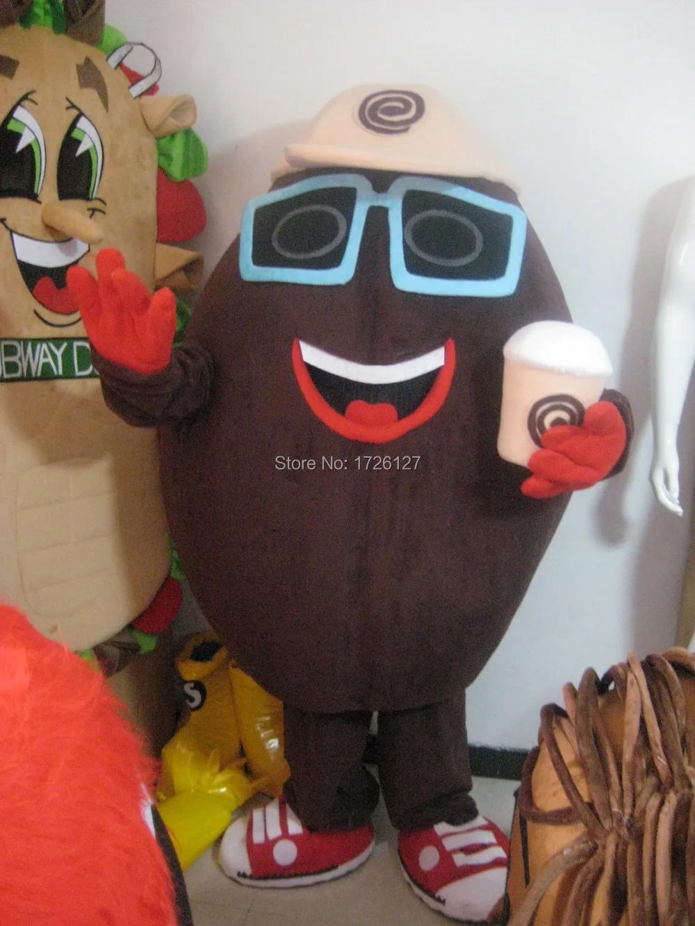 

mascot coffee bean mascot costume custom anime cosplay kits mascotte theme fancy character dress carnival costume