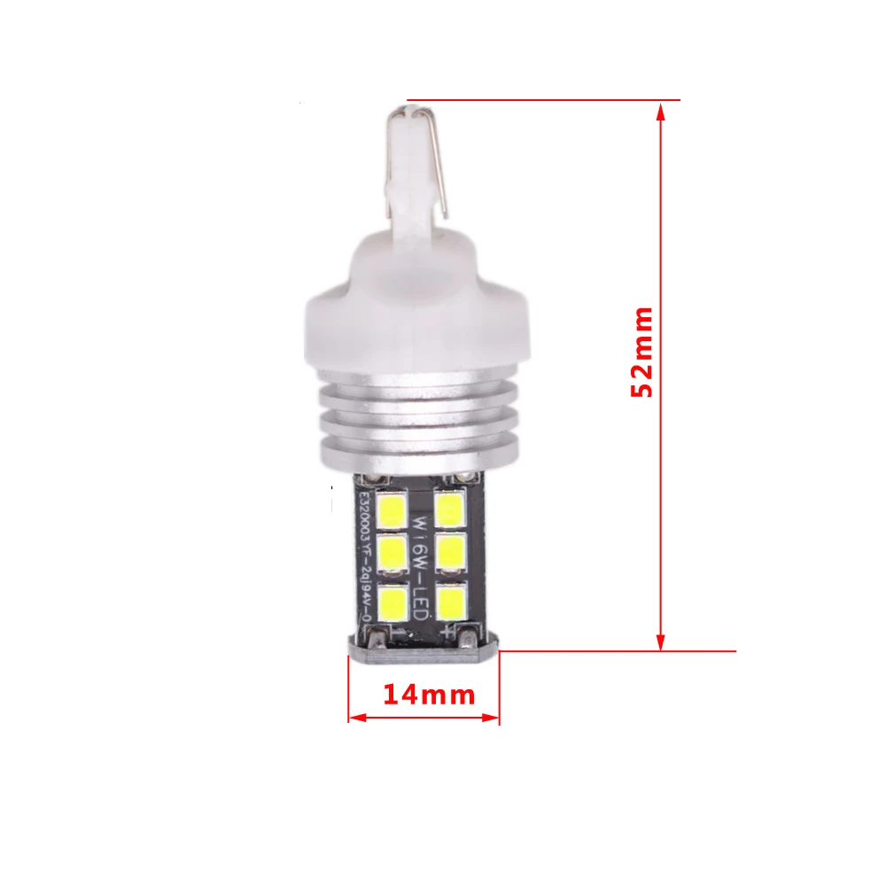 4 PCS Canbus T20 7443 W21 5 W 2835 15 SMD Luzes de Freio Sinal de Volta Do Carro Estacionamento Bulb Branco DC 12 V