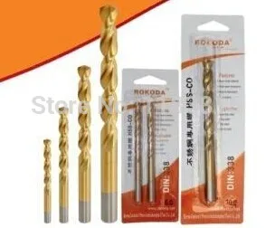 M42 50pcs-1.1-1.5mm HSS-CO cobalt drill bit, Straight shank twist drill,specially used in stainless steel processing