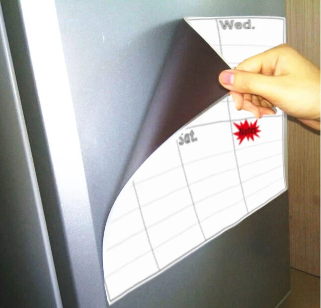 A4 Magnetic Menu Board for Fridge Sticker Weekly Planner Grocery To Do List Notepad Kitchen Refrigerator Magnet Whiteboard