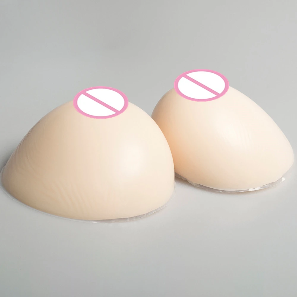 1200g/Pair Drag Queen Silicone Breast Transgender Boobs Artificial Prosthesis Crossdresser Fake Boobs Cup 36DD/38D/40C