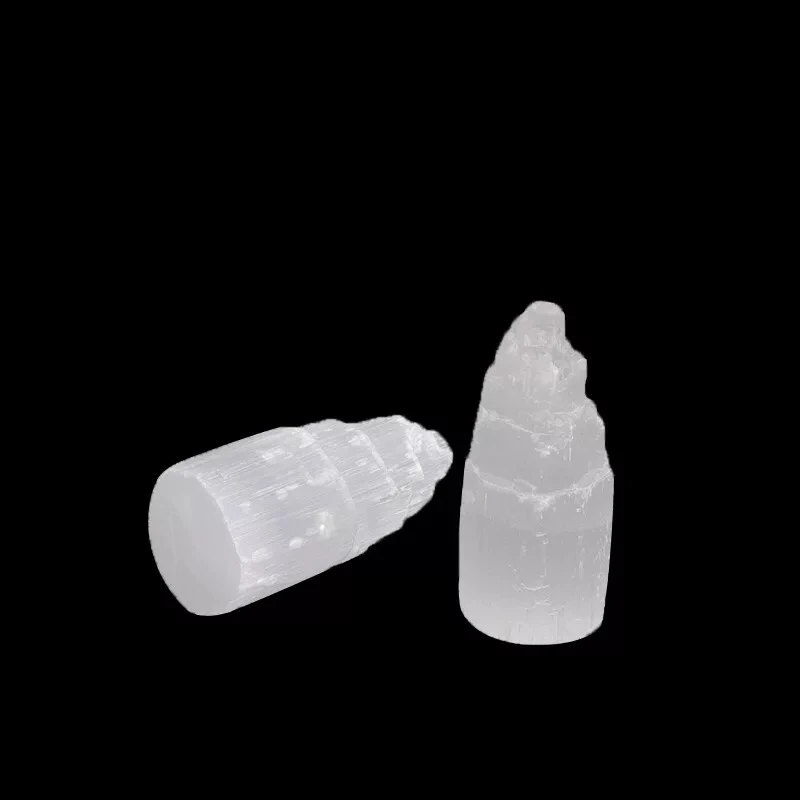10cm Natural quartz crystal selenite lamp reiki healing home decor mineral specimen collection