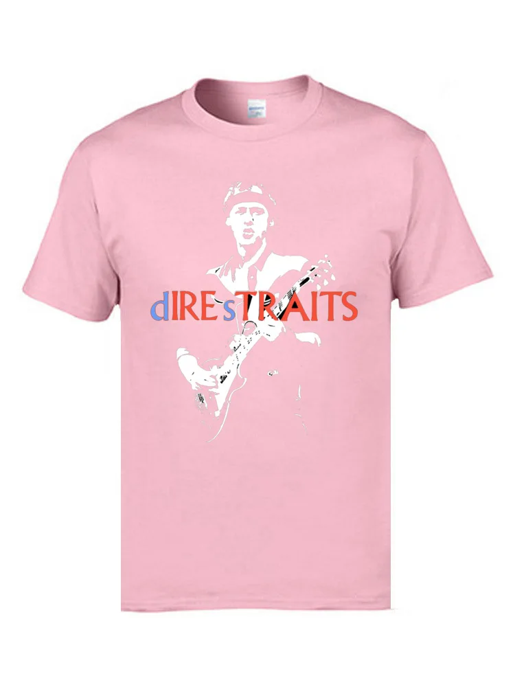 T-shirt hiphop JERock Dire Straits pour hommes, haute qualité, col rond, 100% coton, respirant, groupe populaire, t-shirts Y & Tees