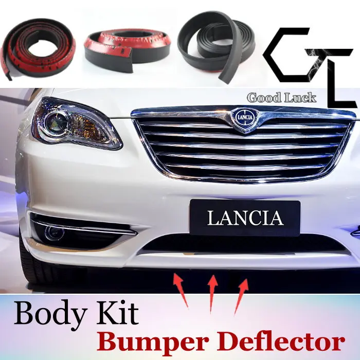 Car Body Modification Parts / Bumper Front Lip / Anti-Scratch / Fashion Style For LANCIA / Bumper Lip / High Quality