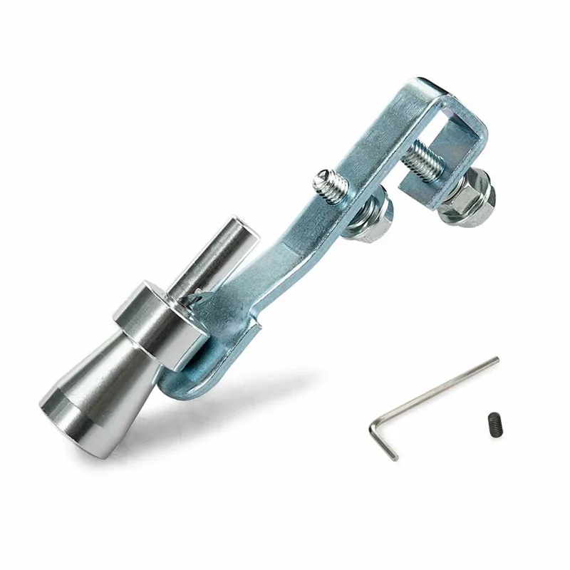 كاتم صوت توربو للسيارة من RASTP-Universal فضي S/M/L/XL مناسب للدراجات النارية/كاتم صوت مستقيم للسيارة RS-TUR006