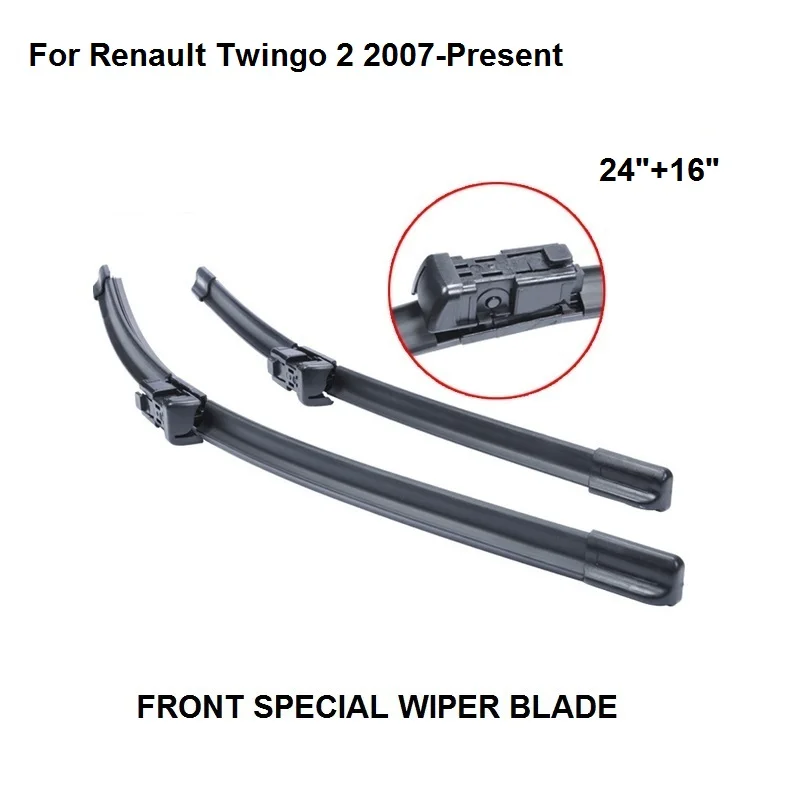 Wipers For Renault Twingo 2 2007-Present 24